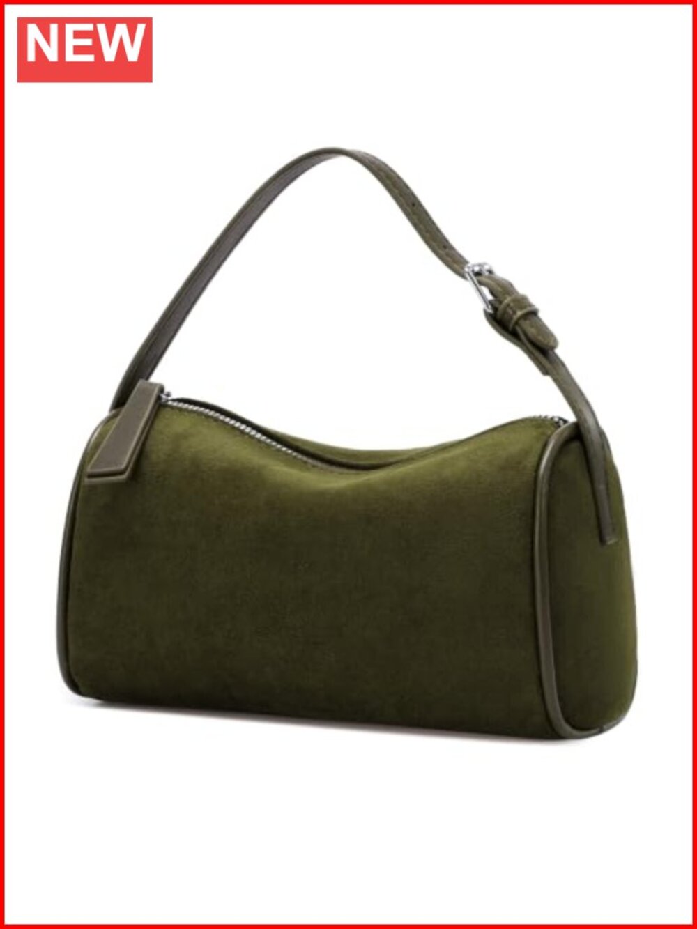Suede Leather Small Shoulder Handbag Women Fall Winter Hobo Purse Crossbody